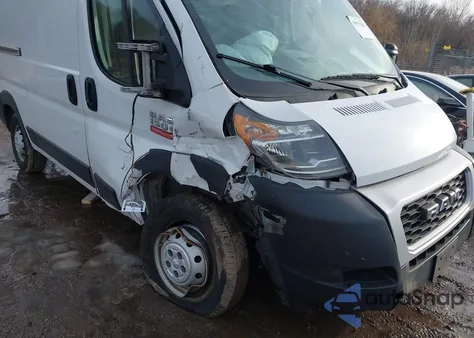 2019 Ram Promaster 1500 High Roof 136 Wb from USA, damaged, VIN 3C6TRVBG3KE547047